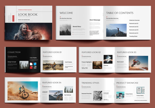 Fashion Lookbook Design Template