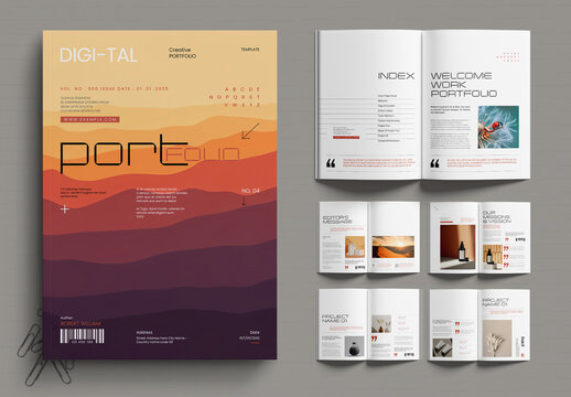 Minimal Creative Portfolio Brochure Template