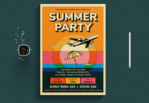 Summer Party Flyer