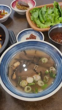 Korean Food Jeyuk Bokkeum Jeongsik