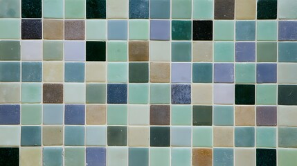 Fototapeta premium An abstract soft mosaic design featuring elegant hues and subtle textures creating a simple and sophisticated background