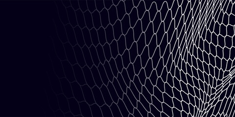 Mesh texture for fishing nets. Seamless pattern for sportswear or soccer goal, volleyball net, basketball hoop, hockey, athletics. Abstract net background for sports © Alfin