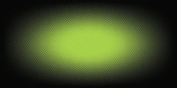 Grunge halftone overlay background with smoke or fire motion texture. Acid green color y2k aesthetics. Vector backdrop design template and creative projects