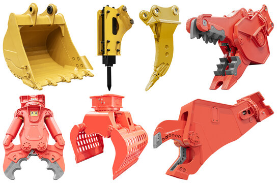 Collection set equipment for excavator