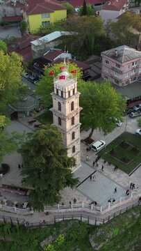 Aerial Bursa Tophane Clock Tower