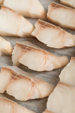 Sliced Japanese Sawara (Spanish Mackerel) Prepared for Cooking, Popular Premium Seafood in Japan