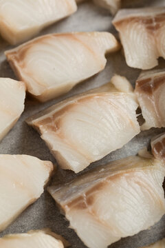 Sliced Japanese Sawara (Spanish Mackerel) Prepared for Cooking, Popular Premium Seafood in Japan