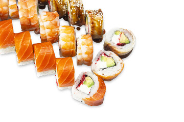 sushi rolls with salmon © 0990930308