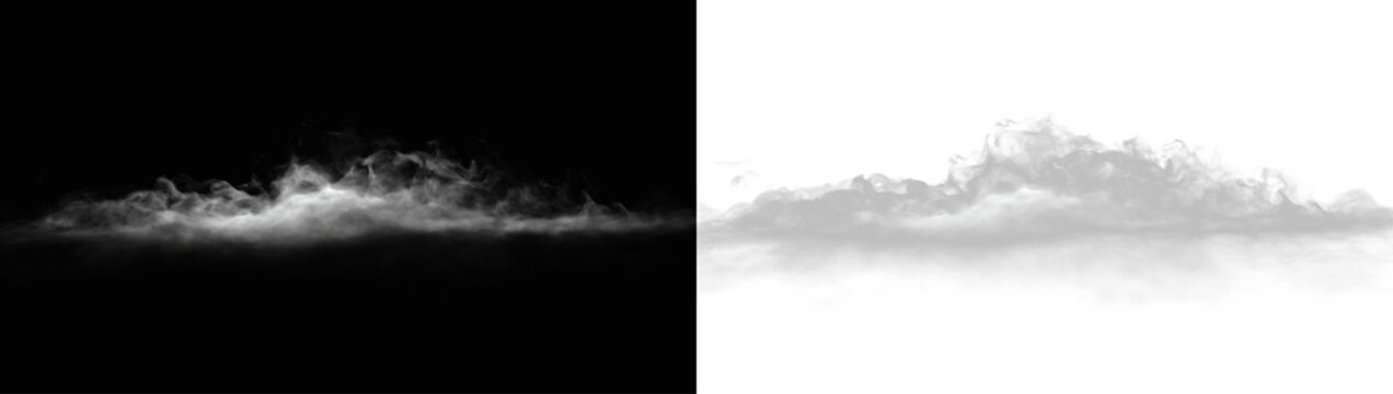 Smoke overlay realistic white smoke cloud transparent isolated fog mist haze texture floating vapor effect