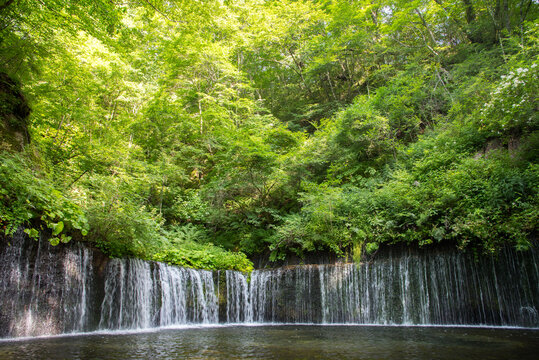 軽井沢の白糸の滝