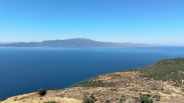 4K video footage from the ancient city of Assos. Ayvacık, &Ccedil;anakkale, Turkey.