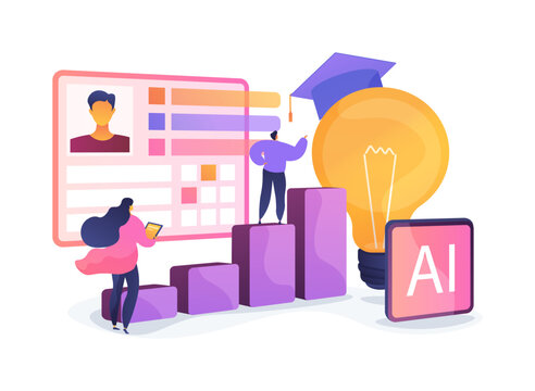 Mastery Ladder Pathing abstract concept vector illustration.