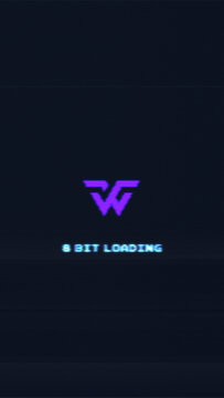 8-Bit Loading Logo Reveal Vertical &mdash; Retro Pixel Game Intro for Mobile Content Creators