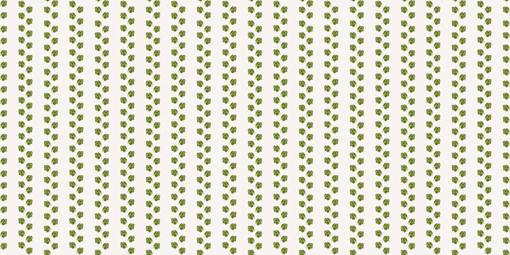 Minimal Green Leaf Seamless Pattern Simple Botanical Repeat Background Clean Design