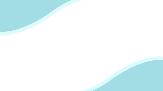 Simple and cute wave frame background