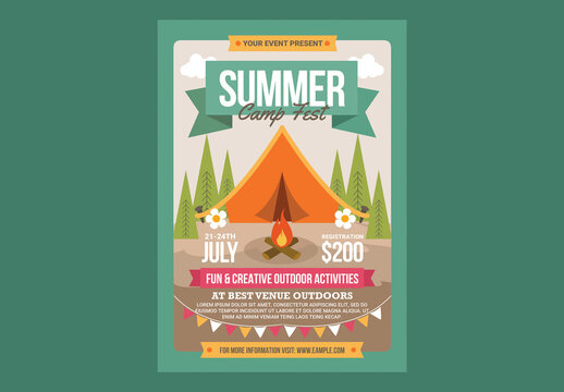 Summer Camp Fest Flyer