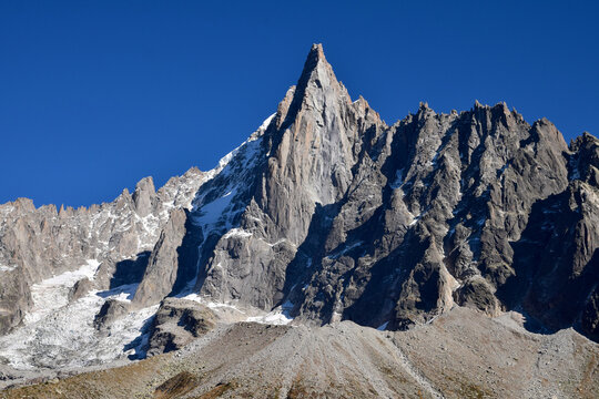 Les Drus (alt 3730 m), vues depuis le Montenvers