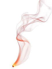 Fototapeta premium Flying sparks, glowing embers, fire particles