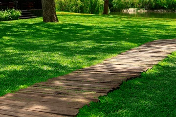 Fotobehang Bospad path in the park  © Bluesky60