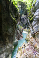 Naklejka premium Les gorges du Pont du Diable - La Vernaz - Haute-Savoie