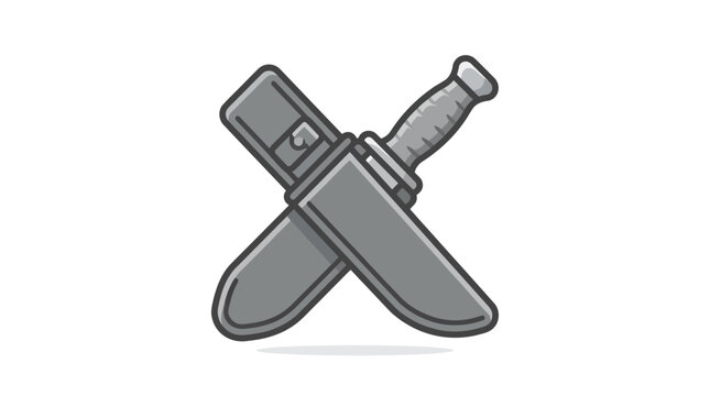 Crossed Knife and Sheath Icon