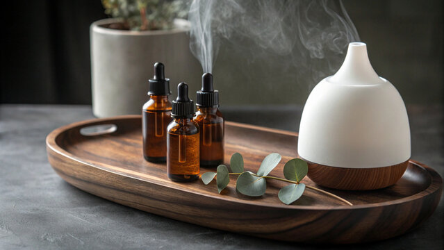 Aromatherapy Diffuser and Essential Oils