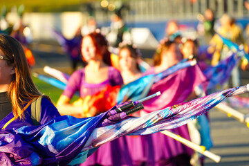 color guard flags © Kris D