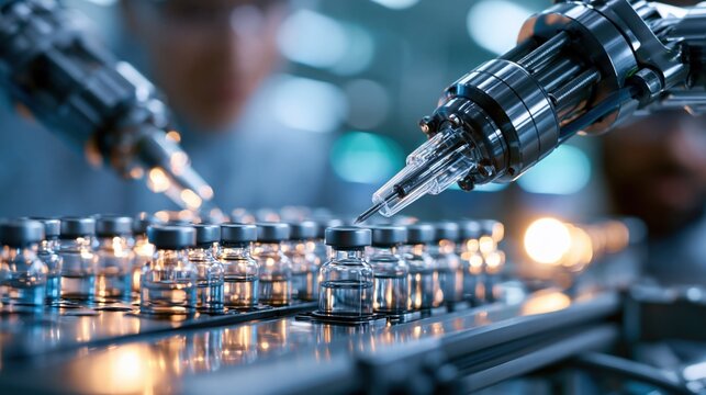 Robotic Arms in Pharmaceutical Manufacturing Environment