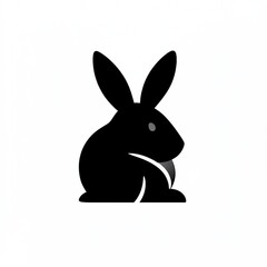 Fototapeta premium vector illustration of a rabbit vector illustration of a bunny vector illustration of an easter bunny
