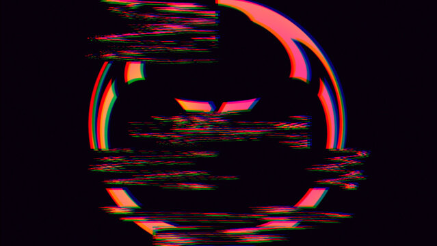 Fast Glitch Logo Reveal &mdash; Neon Chromatic Aberration Gaming Channel Intro