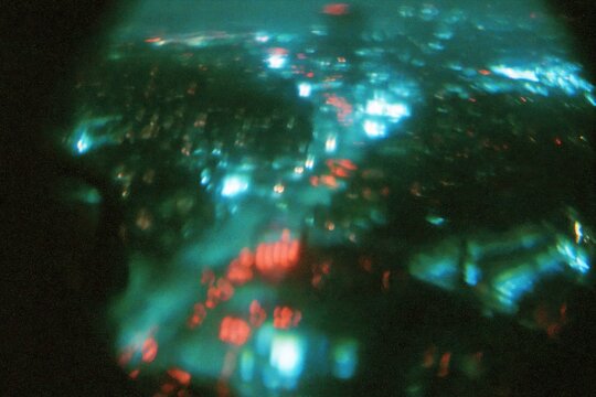 Electromagnetic Night Vision Art Photo Inspired by Kavinsky