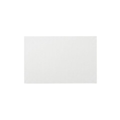 Blank white rectangular paper card mockup © BTG