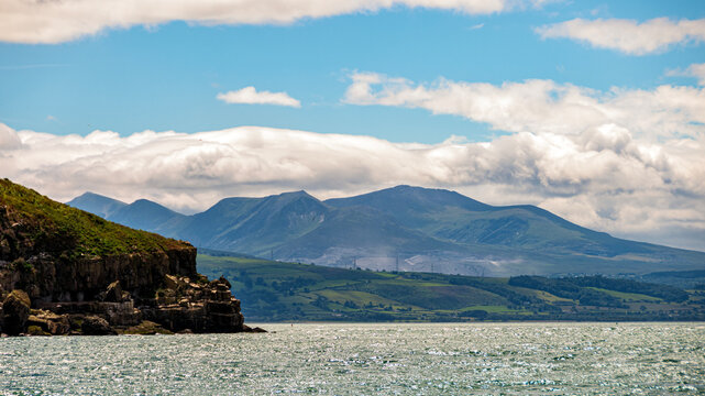 Puffin Island At Penmon Point Angelsey North Wales