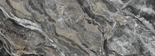 Abstract natural stone texture with flowing marble patterns in gray, beige, and white tones. Elegant mineral surface background featuring organic lines, layered details, and artistic fluid textures. © Vidal