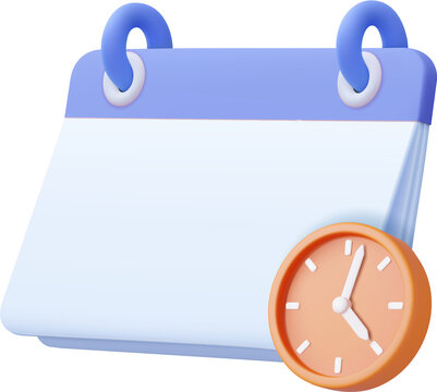 3d calendar icon