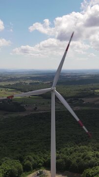 Wind Turbine Power Drone