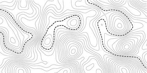 Topography background. Vector banner. Topography background. Vector geographic contour map. Background of the topographic map. Topographic map lines, contour background.  © MdNayebAli