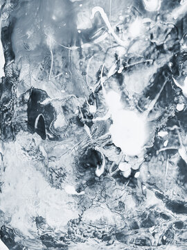 Gray abstract background, creative hand painted marble and brush texture