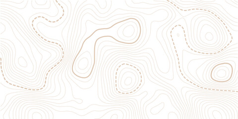 Topography background. Vector banner. Topography background. Vector geographic contour map. Background of the topographic map. Topographic map lines, contour background.  © MdNayebAli