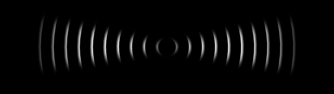Sustainable radio station signal concept icon animation. Internet network net connection icon logo. Radio waves waves background.