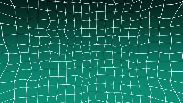 Animated gradient black background with grid waving effect on gradient background. 4k.