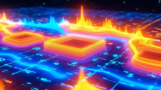 Annual Data Density Shimmer: Animated Calendar Heatmap Visualization