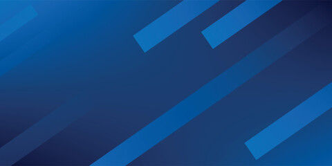 Obraz premium Blue abstract geometric background. Suit for business, institution, conference, party, Vector illustration
