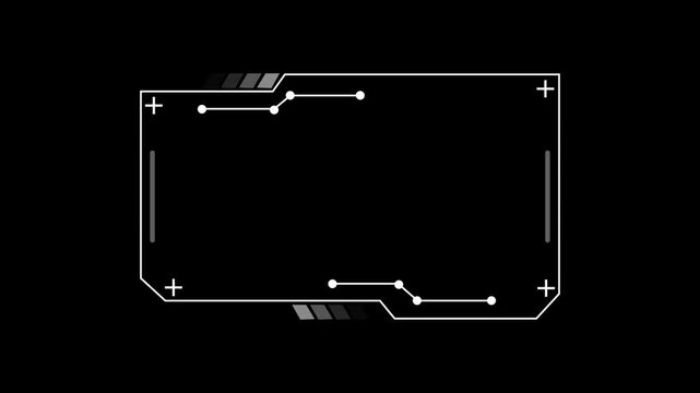 Minimalist 3d wireframe cube rotation animation loop, sleek geometric motion black background, wireframe animation