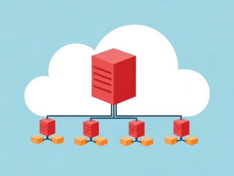 Centralized cloud computing infrastructure with distributed network