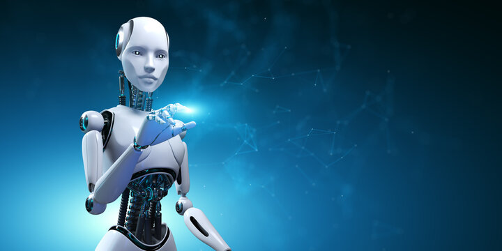 Artificial Intelligence System for Technology Interaction and Robotic Hand Touch Control
