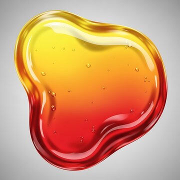Close-up of a ripe red and yellow bell pepper slice.