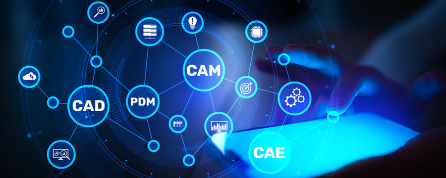 CAM Computer Aided Manufacturing for Industrial Production and Process Automation Systems