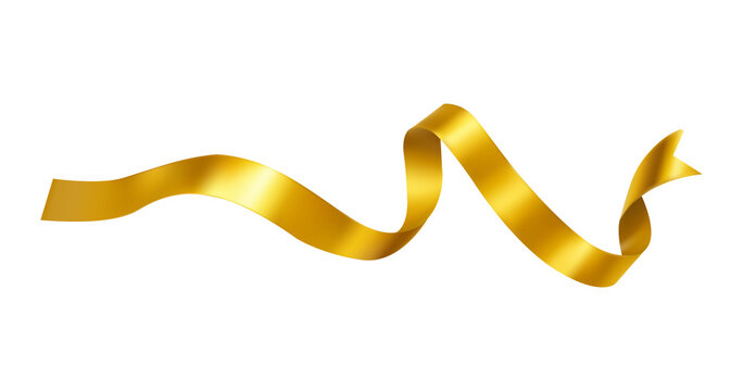 luxury spiral golden ribbon