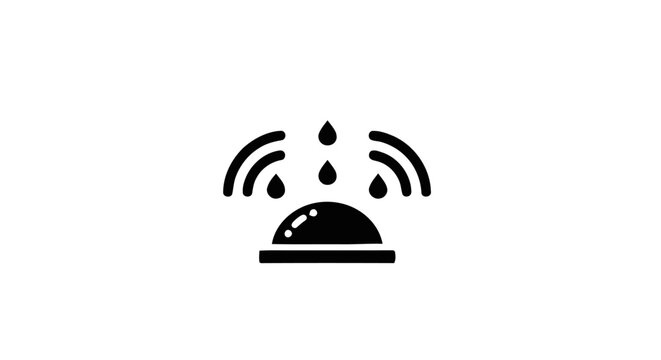Black Icon Of Food Service Technology.